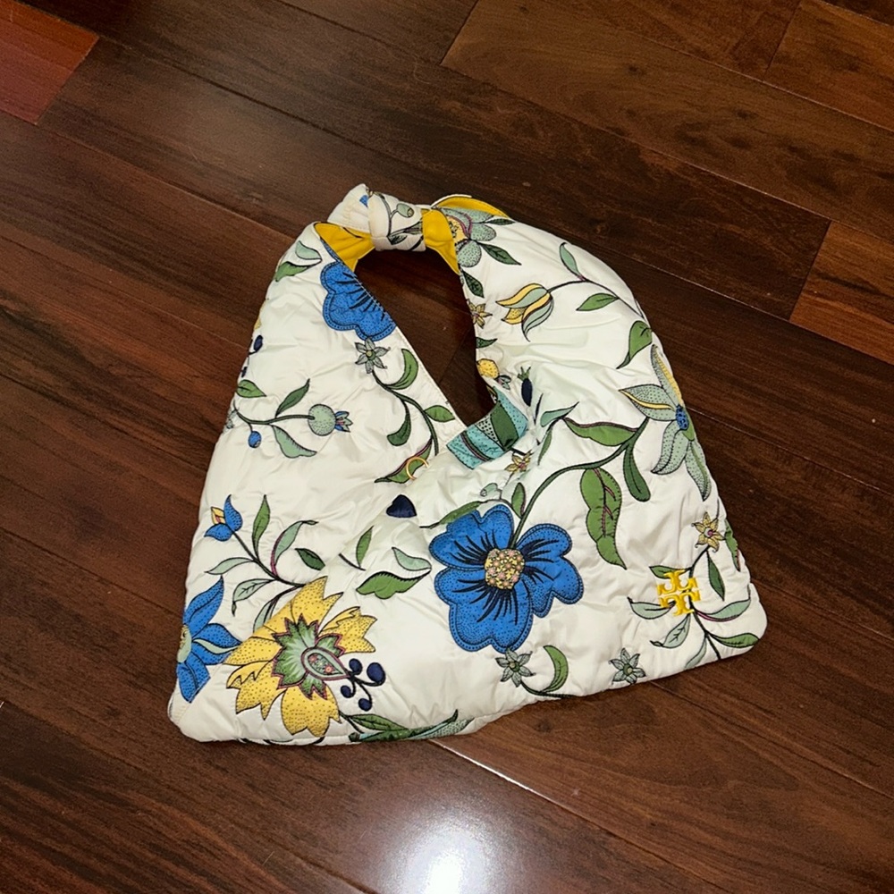 Tory Burch Zoe Quilted bag Ivory floral